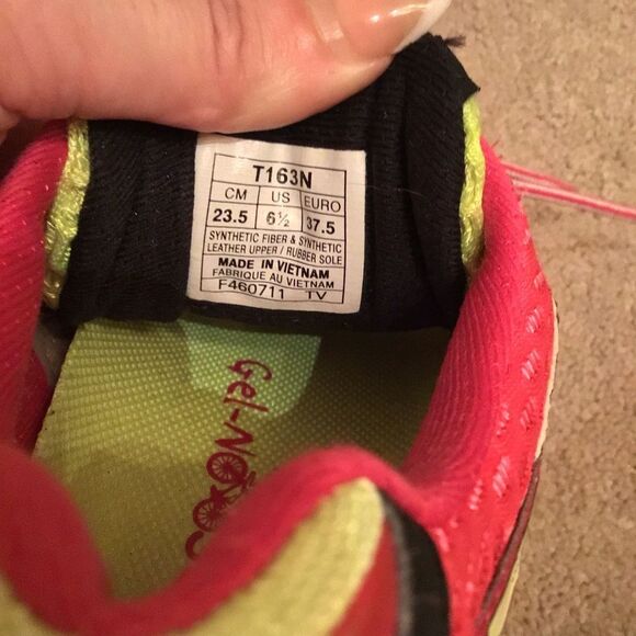 ASICS Gel-Noosa Tri 6 Athletic T163N Sport Running Shoes - Picture 7 of 7